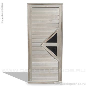 Дверь банная (осина) 1850*750 МС-6 б/п