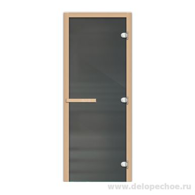 Дверь 1835х620 (1,9х0,7) стекло ГРАФИТ матовое 8мм