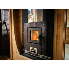 Печь-каменка Скала 12Т стекло